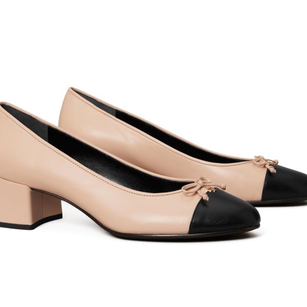 Tory Burch women cap toe pump 7.5